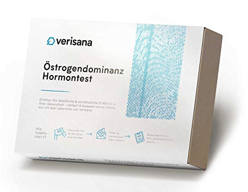 Verisana Östrogendominanz Test – Hormonspeicheltest auf Östrogene (Östradiol) & Progesteron – Progesteronmangel behandeln & feststellen – Wechseljahresbeschwerden Hormone testen