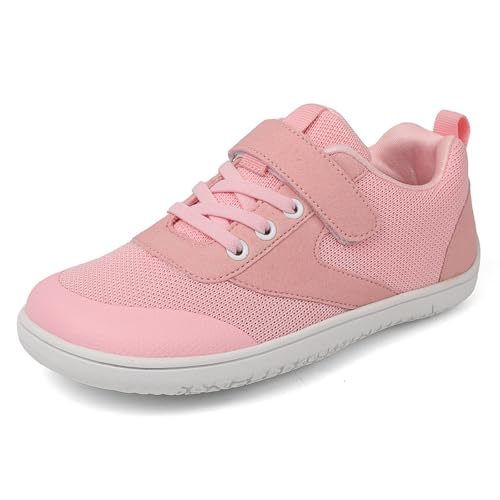 Unisex Kinder Breite Barfußschuhe für Jungen Mädchen Outdoor Trail Running Minimalist Walking Schuhe Freizeit Atmungsaktiv Leicht Barefoot Shoes