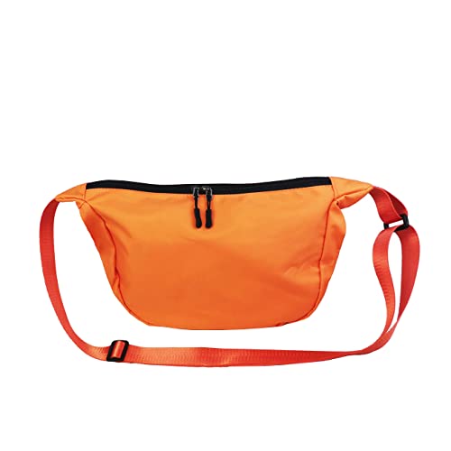 Lin’s Liliana Damen Umhängetasche aus Nylon 30×21×11, Sporttasche Schultertasche Shoulder Bag wasserdicht leicht (Orange)