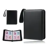 Karten Sammelalbum für 400 Karten, 50 Seiten, PU Leder, Tragbar, Sammelalbum Karten für Kinder, Sammelkarten Album, Binder, sammelheft, Geschenk für Jungen & Mädchen Sammler