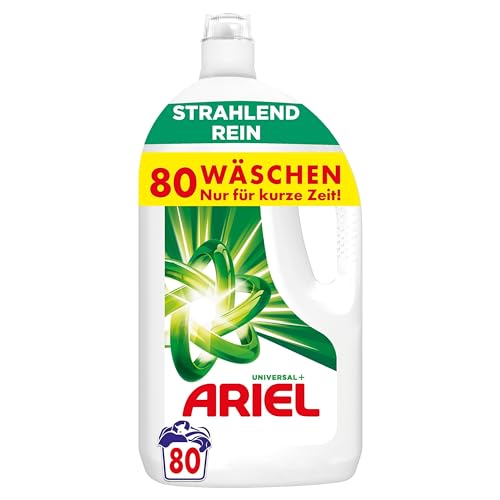 Ariel Flüssigwaschmittel, 80 Waschladungen, Universal+