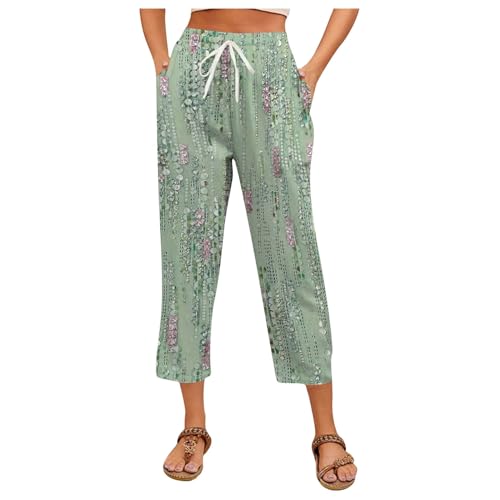 Sportliche Hose für Damen, Shorts, Sport, Büro, leicht, Fußball, professionelle Kleidung, Jogger, Anzughose, Yoga, Arbeit, hohe Taille, trendige Hosen für Damen, grün, M