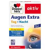 Doppelherz Augen Extra Tag + Nacht - Mit Lutein, Zeaxanthin - 5 Vitamine plus Folsäure - 30 Kapseln