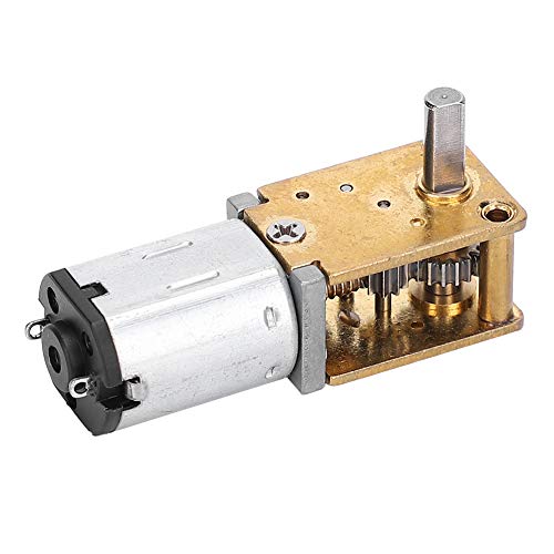 Mini-Getriebemotor DC-Bürste 6V, Micro-Turbo-Schneckengetriebemotor 1218GE-N20 Untersetzungsgetriebemotor(DC6V 70RPM) für Öfen, Waschmaschinen