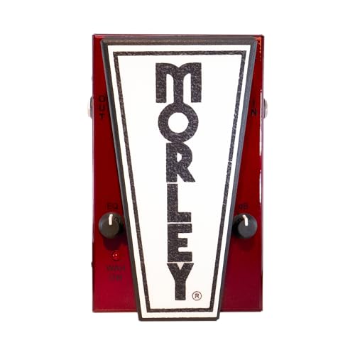 Morley Tone Questor Wah | WahWah-Pedal mit Ton- und Level-Regler für EQ und Boost-Funktion | Für E-Gitarre, Bass und Keyboard | Limited Edition | Rot