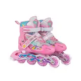 UUE Inline Skates, Inliner Kinder 4 Größen verstellbar 26-41, Inliner Mädchen, Umschaltbare Doppelreihe Rollerskates, für Kinder Junge Mädchen Erwachsene (Small(EU 26-32))