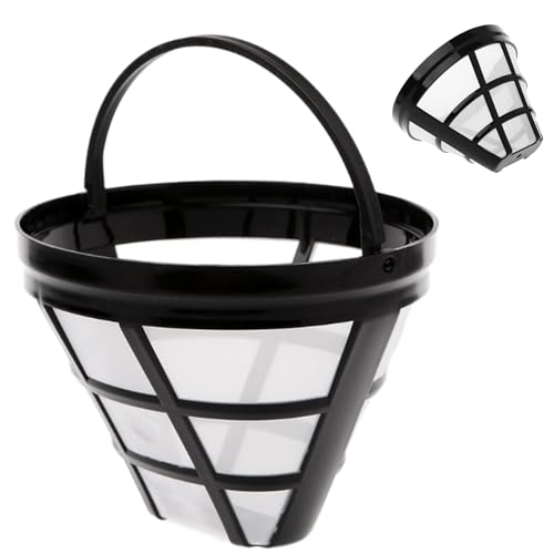 2 PCS Dauer-Kaffeefilter Größe 4, Wiederverwendbarer Filter für 8-12 Tassen Kaffee, Edelstahlgewebe, Waschbar, Spülmaschinengeeignet, Papierlos Dauerfilter Kaffeefilter Zur Herstellung Von Manuellem
