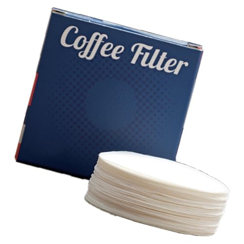 100pcs/Pack Gebleichtes Kaffeefilterpapier Für Espresso Maschinenhandel Zubehör Kaffeebrauerung Vorräte