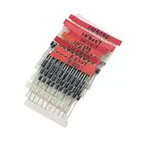 YOGOTEU 100 Stück/Set Dioden 1N4148 1N4007 FR207 1N5819 1N5399 FR107 1N5408 1N5822 sortierte gerade Stifte für Elektronik Durchgangslochdiode FR207