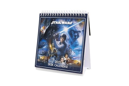 Pyramid – Star Wars Classics 2025 Tischkalender, 29,7x42cm, Monatsplaner für Fans des Filmklassikers, Monatsübersicht, nachhaltig nur mit Papierumschlag