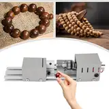 DSYOGX Mini-Drechselbank 100W Drehbank Holz Lathe Tischdrehbank Poliermaschine 4000-9000 U/min Multifunktionale Miniatur-Drehmaschine für Dreh, Einstech, Schleif und Schneidarbeiten