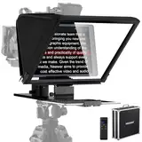 NEEWER Teleprompter X16 mit RT113 Fernbedienung und App Steuerung, 16" Strahlteiler, faltbares Design aus Alu, QR Platte kompatibel mit 501PL iPad Android Tablet Kamera Camcorder bis zu 44 lb/20kg