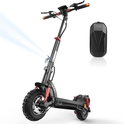 E Scooter Offroad mit Straßenzulassung, 11 Zoll MAX 80KM Reichweite E Roller, Faltbarer E-Scooter mit Duale Aufhängung, Blinker und APP,Electric Scooter Erwachsene für Stadt und Land Pendeln