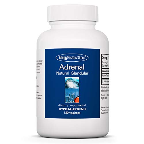 Allergy Research Group Adrenal Natural Glandular 100 mg 150 Kapseln