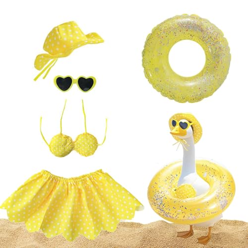 Uhngw Enten Kostüm - Niedliche Garten-Enten Kostüme | Wetterfestes & Dekoratives Kostüm-Zubehör Für Themenpartys, Hochzeiten, Halloween Und Gartenfeste