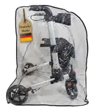 Fabacare Rollator Schutzhülle, Rollator Überzug, Gehilfe Abdeckung, Schutzhaube, Schutzfolie, Regenschutzhülle für Rollatoren, wetterfest Überdachung, Abdeckplane, Rollator Wetterschutz, Schutz Folie