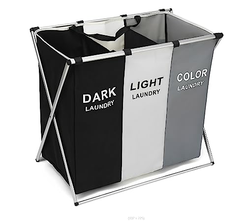 YIHAOBOX Wäschekörbe Große Faltbare Wäschesack Schmutziger Korb Wasserdicht Kleidung Klassifizierung Bad-Organzier - Wäschekorb - Wäschetruhe -