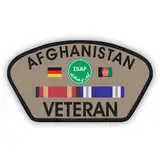 Copytec Veteran Patch Afghanistan ISAF Bundeswehr Crest Einsatzband Einsatz#44853