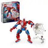 LEGO Marvel Spider-Man Mech vs. Anti-Venom - Superhelden Spielzeug mit 2 Minifiguren - Actionfigur mit beweglichen Armen, Beinen und Fingern - Geschenk für Jungen und Mädchen ab 6 Jahren 76308