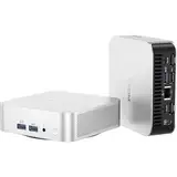 GEEKOM A6 Mini PC, Mini Computer mit AMD Ryzen 7 6800H(bis zu 4.7 GHz), Radeon 680M, 32GB DDR5 1TB SSD, WiFi 6E, BT5.2, USB4 x 2, 4K Quad Display, Windows 11 Pro, Kompakter Aluminium Design Desktop PC