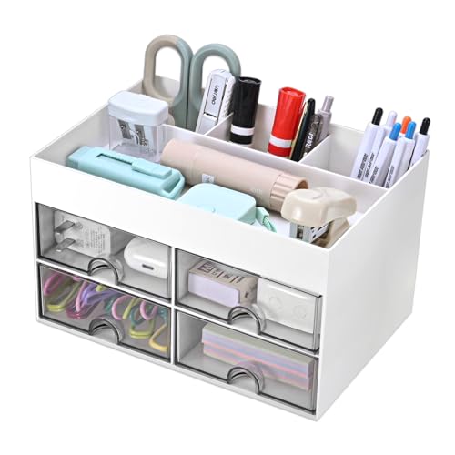 MumdoYAL Schreibtisch Organizer Utensilienschalen - Praktische Schubladen für eine perfekte Schreibtisch Organisation