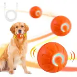 DAILINK Intelligentes Hundespielzeug, automatisches Hundespielzeug, interaktiver Ball für Hunde, langlebig und automatisch, für Welpen, klein und mittel, wiederaufladbar über USB