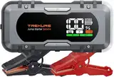 Starthilfe Powerbank 6000A, TREKURE 65W Schnellladung Auto Starthilfe Powerbank für All Benzin und 12.0L Dieselmotor, Starthilfe mit 600 Lumen LED Taschenlampe und Doppelstart