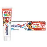 Odol-med3 Zahnpasta Milchzahn, für gesunde Milchzähne bis 6 Jahre, 50ml, Odol-med3 Zahncreme für Kinder besteht zu 95% aus Inhaltsstoffen natürlichen Ursprungs.