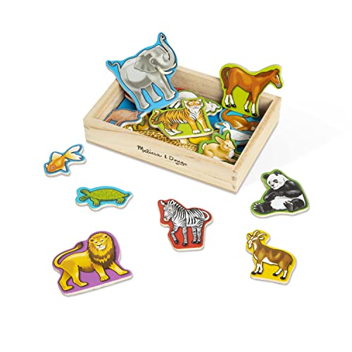 Melissa & Doug Magnetspiel für Kinder ab 2 Jahren, mit magnetischen Tierfiguren, 20 Tiere