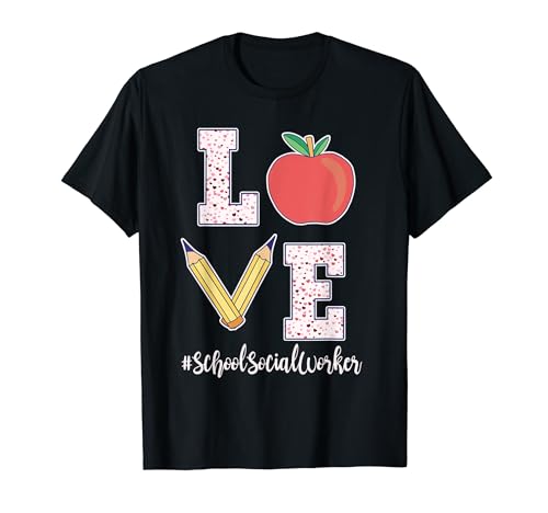 Schule Sozialarbeiter Valentinstag Studentenberatung T-Shirt