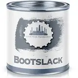 Lausitzer Farbwerke Bootslack traditioneller Yachtlack für Holz und Metall Bootsfarbe Schiffslackierung Yachtfarbe (2,5 L, Weiß (RAL 9010))