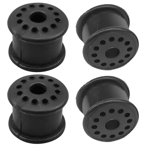 Buaak 4 Stück Manueller Schalthebel Dichtung, Für Fiesta Focus 4S6P7412AA, Reparatursatz Gummi, Schaltgetriebe Ersatzteil, Schaltkabelbuchse (Schwarz)