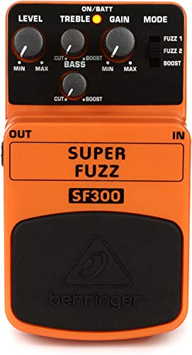 Behringer SUPER FUZZ SF300 3-Mode Fuzz Distortion Effektpedal