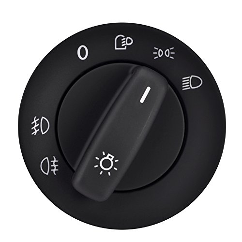 Scheinwerferschalter,Scheinwerfer Schalter Scheinwerferschalter Nebelscheinwerfer Switch Fit Verwendung Passend für VW. Caddie III. Touran Jetta Golf. V VI 5 6 Jetta Passat. B6 CC. Kaninchen 1k0 941 4