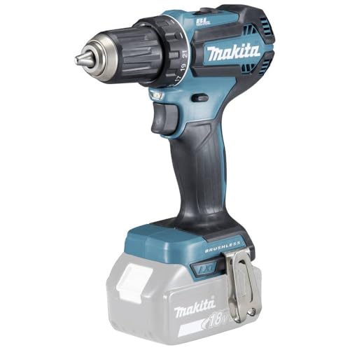 Makita DDF485Z Akku Bohrschrauber 18 V (ohne Akku, ohne Ladegerät), Blau, Silber