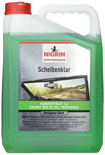 NIGRIN 74130 Scheibenklar Sommer Konzentrat 5 Liter (1:4)