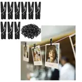 FAVOMOTO 100 PCS Schwarz WäScheklammern Holz Mini, Kunststoff Klammern 25 cm Mini Klammern Holz DekoKlammern Wäscheklammern Schwarz Holz 2. 5cm Kleine Holzklammern Mini Holz Clips
