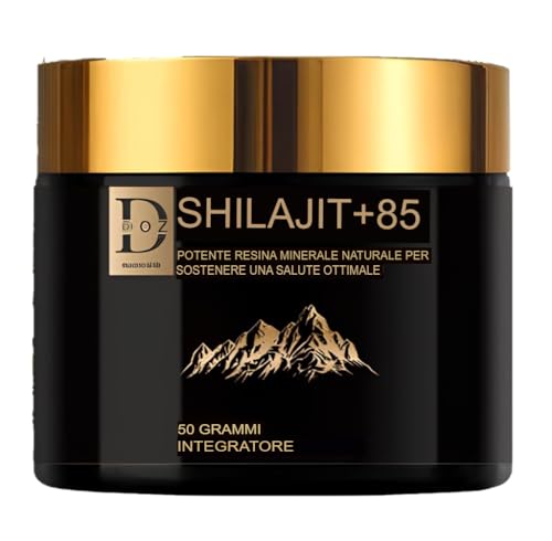 DOZ SHILAJIT - 50g | Premium GOLD-Qualität | Natürliche Energie- und Gedächtnisverstärker | Reiner Himalaya-Extrakt | 85 Mineralien & Fulvosäure | Gesundheit und Immunstärkung
