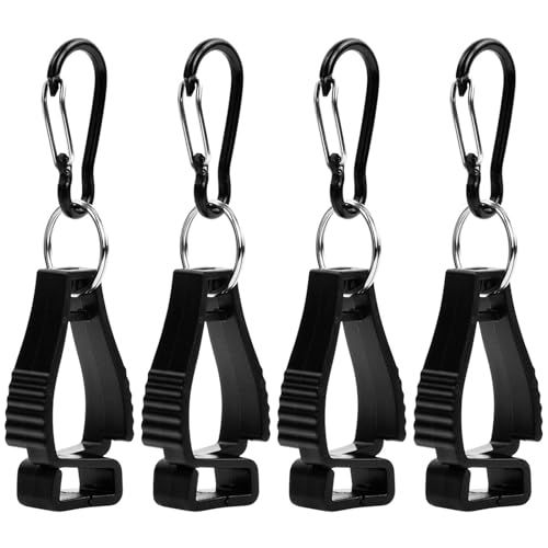 RoxNvm Handschuhclips, Handschuh Halterung, 4 Stück Handschuh Grabber Clip Sicherheit Arbeitshandschuh Clip Handschuhhalter, Handschuhklemme Grabber Catcher für Arbeitshandschuhe