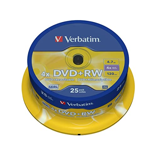 DVD+RW 4X. 4.7GB Branded