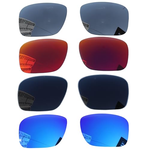 Acefrog 4 Paar polarisierte Ersatzgläser für Oakley Holbrook OO9102 Sonnenbrille, perfekte Passform, bruchsicher,kratzfest, Value Pack