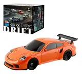 ExploTex RC Mini-Rennwagen im Maßstab 1:43, Voll-Proportional Elektrisches Mini Racing Drift Car Modell mit Lichtern Kit (RTR Version)