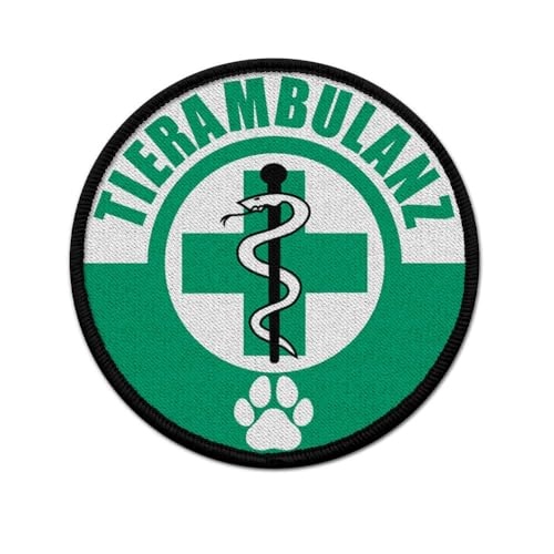 Copytec Patch Tierambulanz Tier Notdienst Rettung Tierarzt mobil Aufnäher #38751