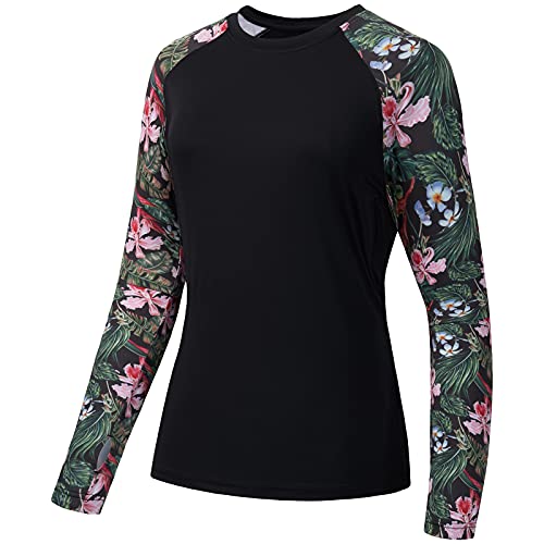 Bassdash Damen Rash Guard UPF 50+ UV Sonnenschutz T-Shirt Langarm Angeln Wandern Performance Shirts