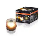 OSRAM LEDguardian® Road Flare Signal TA20, LEDSL104, wiederaufladbare magnetische LED-Warnleuchte mit Straßenzulassung, 2000K, anwendbar in Notsituationen im Straßenverkehr