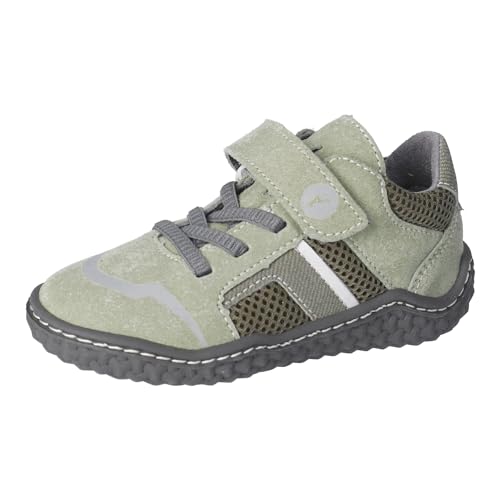 RICOSTA Jungen Kletthalbschuhe JAY, Kinder Halbschuhe, Weite: Mittel, waschbar,vegan, Freizeitschuhe, Klettverschluss, eukalyptus/oliv (530), 29 EU