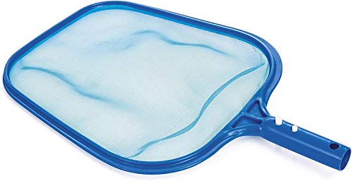 Yrlehoo Poolkescher Kescher Pool Reinigung Schwimmbad Laubkescher Netz Pool Reinigungsset mit Kescher Aufsatz Oberflächenkescher 44x34CM