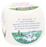 Butzon & Bercker Gebetswürfel mit Abendgebeten – Gute Nacht, Kleiner Schatz. 6 beliebte Abendgebete für Kinder, liebevoll gestalteter Holzwürfel. Ideal als christliches Geschenk