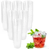 LPAMABA 150 Stück 3cl/30ml Schnapsgläser Plastik Shotgläser Kunststoff Schnapsbecher Plastikbecher Transparente Shot Becher Trinkbecher Partybecher Wiederverwendbar PS Material für Party Weihnachten