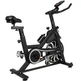 Heimtrainingsfahrrad - Fahrrad für Heimgebrauch, stationäres Fahrrad mit LCD-Anzeige, Spinning-Bike für das Fitnesstraining im Fitnessstudio, 300 Pfund Kapazität